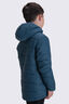 Macpac Kids' Pulsar Alpha Hooded Insulated Jacket, Strait Blue/Blue Print, hi-res