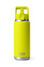 YETI® Rambler® Bottle with Straw Cap — 26 oz, Firefly Yellow, hi-res