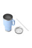 YETI® Rambler® Mug with Straw Cap — 35 oz, Big Sky Blue, hi-res