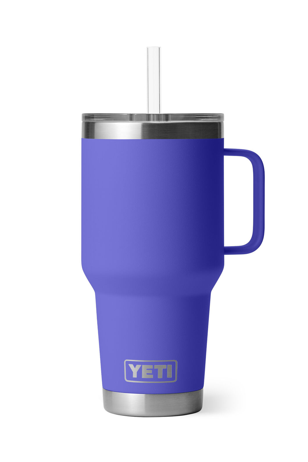 YETI® Rambler® Mug with Straw Cap — 35 oz, Ultramarine Violet, hi-res