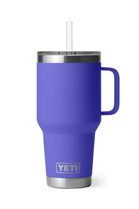 YETI® Rambler® Mug with Straw Cap — 35 oz, Ultramarine Violet, hi-res