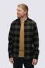 Macpac Men's Sutherland Slim Flannel Shirt, Forest Night Check, hi-res