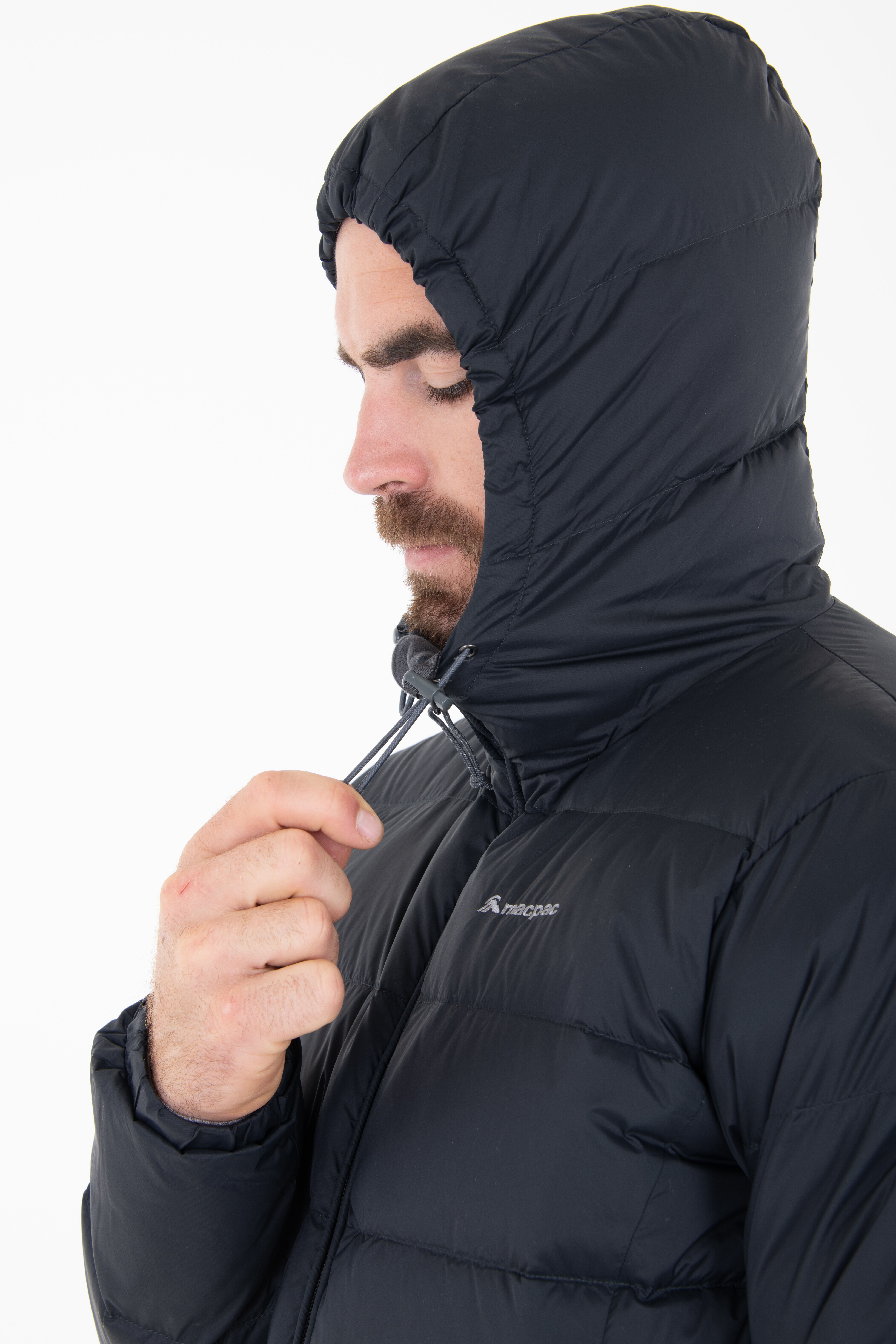 macpac hooded down jacket