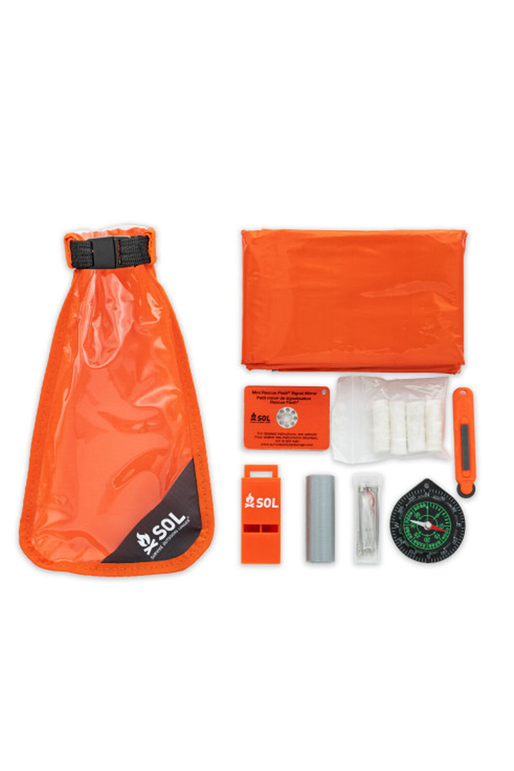 SOL Scout Survival Kit, Orange, hi-res