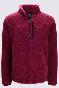 Macpac Men's Perimeter Fleece Pullover, Tawny Port, hi-res