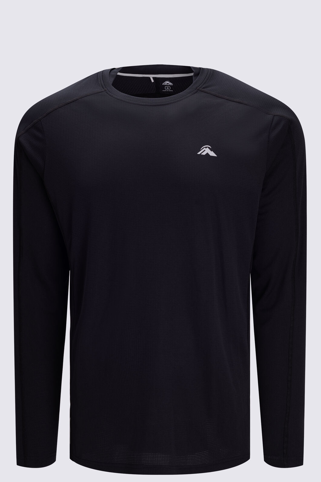 Macpac Men's Trail Long Sleeve T-Shirt, Black, hi-res