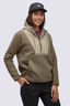 Macpac Women's Fleetwood Fleece Pullover, Tarmac, hi-res