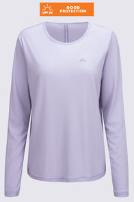 Macpac Women's Trail Long Sleeve T-Shirt, Thistle, hi-res
