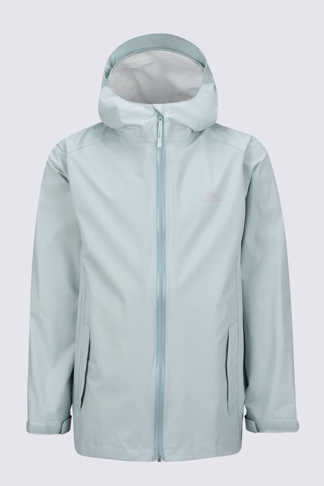 Macpac Kids&rsquo; Mistral Rain Jacket, Surf Spray, hi-res