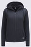 Macpac Women's Waffle Sherpa Hooded Jacket, Black, hi-res