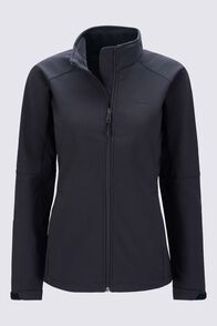 Macpac Women's Sabre Softshell Jacket, Black, hi-res