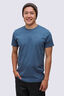 Macpac Men's Mountain in the Sky Fairtrade Organic Cotton Short Sleeve T-Shirt, Vintage Indigo, hi-res