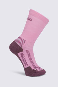Macpac Kids' Hiking Sock, Lilas, hi-res