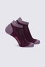 Macpac Trail Ankle Sock — 2 Pack, Fig/Raindrops, hi-res