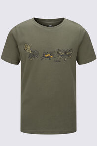 Macpac Kids' Journey  Fairtrade Organic Short Sleeve T-Shirt, Four Leaf Clover, hi-res