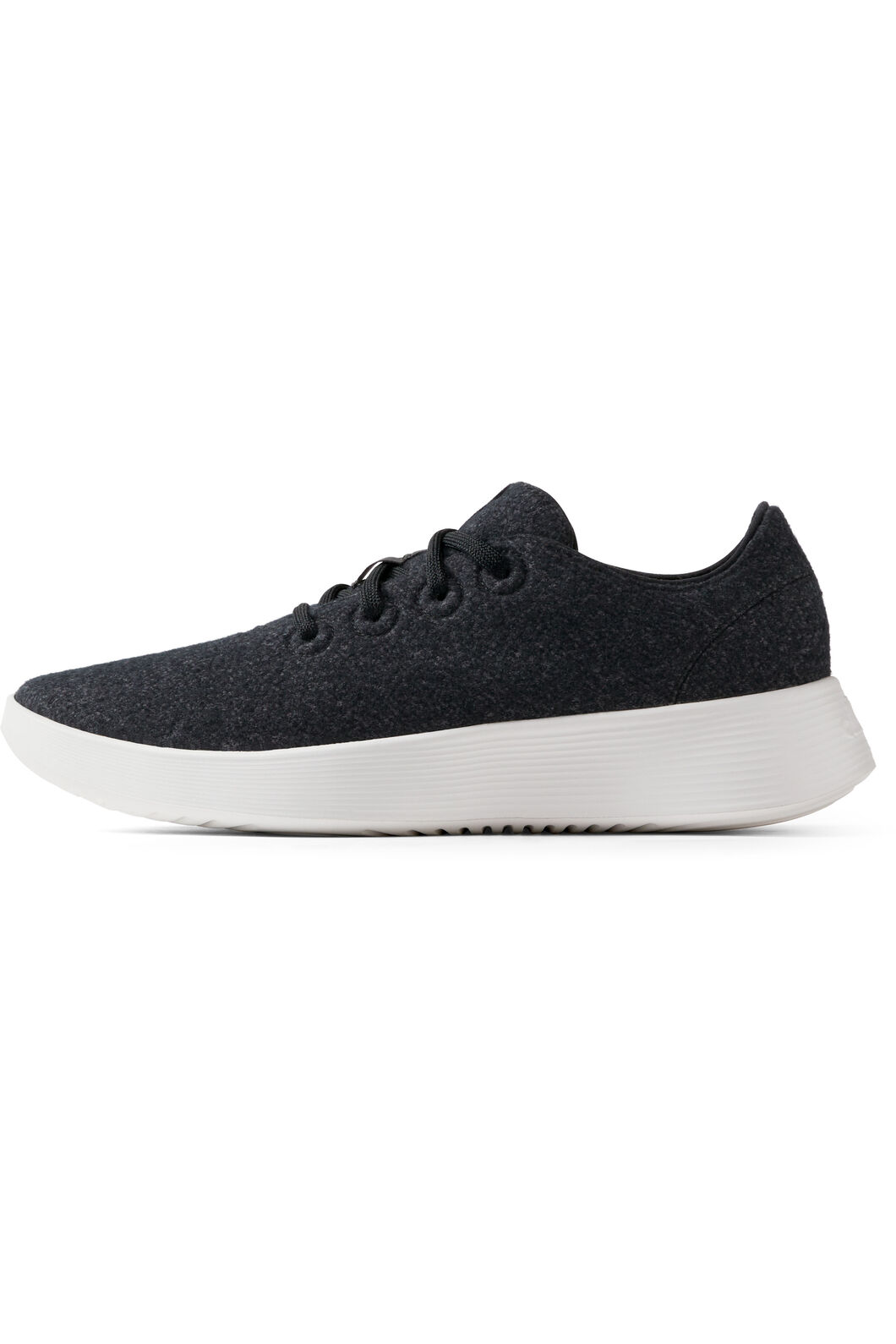 Allbirds Women's Wool Runner 2, Natural Black/Blizzard, hi-res