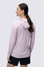 Macpac Women's Trail Long Sleeve Hooded Top, Corsage, hi-res