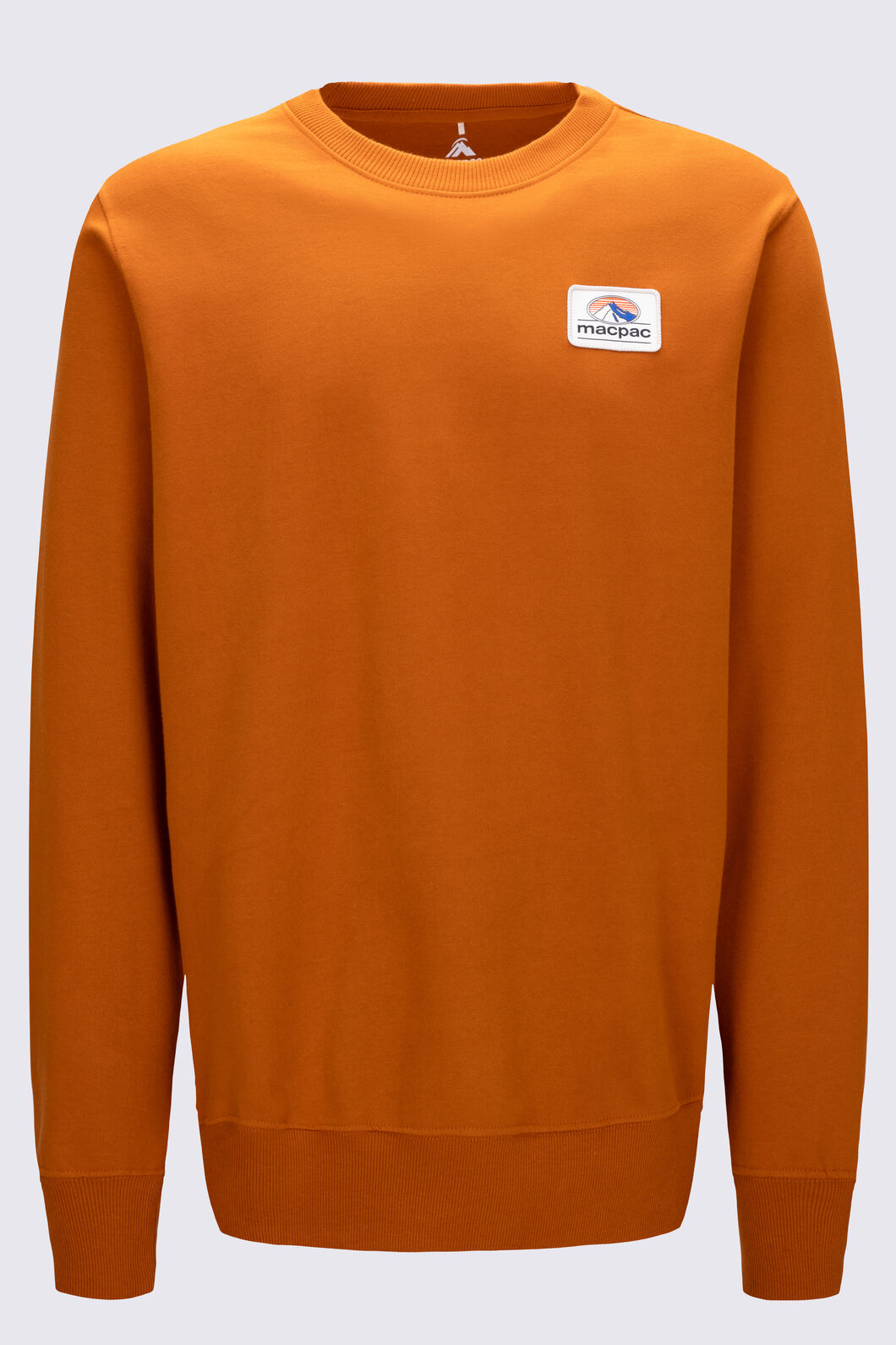 Macpac Men's Fairtrade Organic Cotton Crew, Autumnal, hi-res