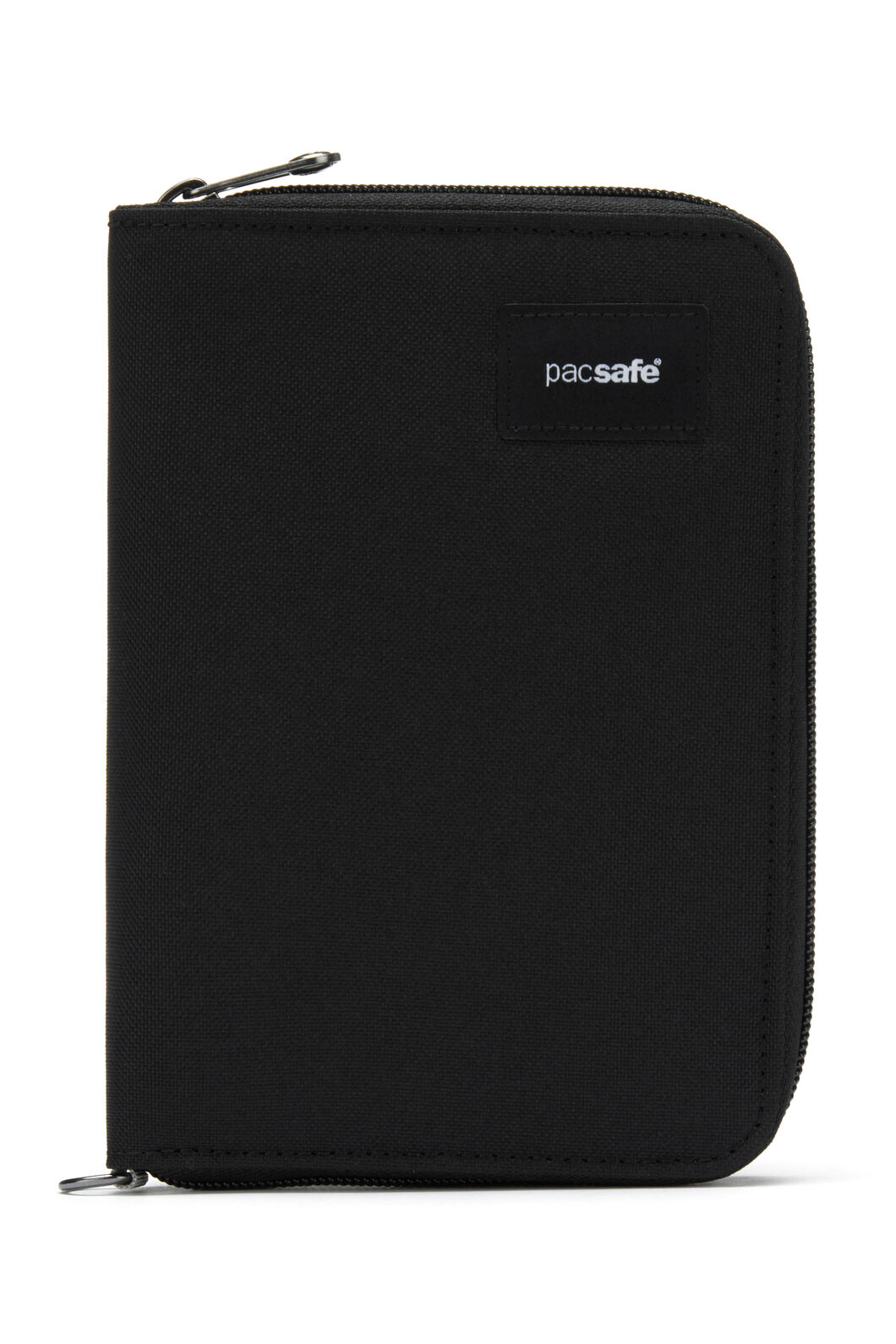 Pacsafe&reg; RFIDsafe&trade; RFID Blocking Compact Travel Organiser, JET BLACK, hi-res