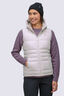 Macpac Women's Aurora Hooded Down Vest, French Oak, hi-res