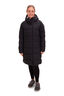 Macpac Women's Zora Hooded Down Coat, Black, hi-res