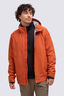 Macpac Men's Tempest Rain Jacket, Burnt Brick, hi-res