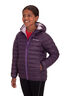 Macpac Kids' Uber Light Hooded Down Jacket, Nightshade, hi-res