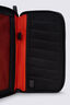 Macpac Wilderness Document Wallet RFID, Black/Orange, hi-res