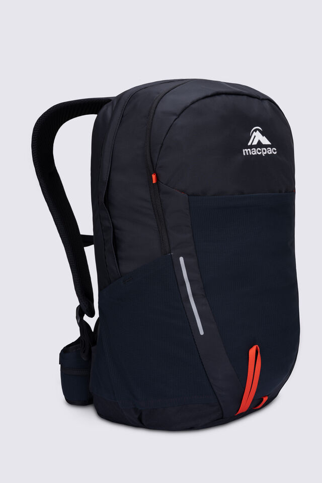 Macpac Rāpaki 25L Backpack, Black/Orange, view 1