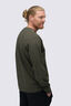Macpac Men's Vintage Embroidered Fairtrade Organic Cotton Long Sleeve T-Shirt, Forest Night Marle, hi-res