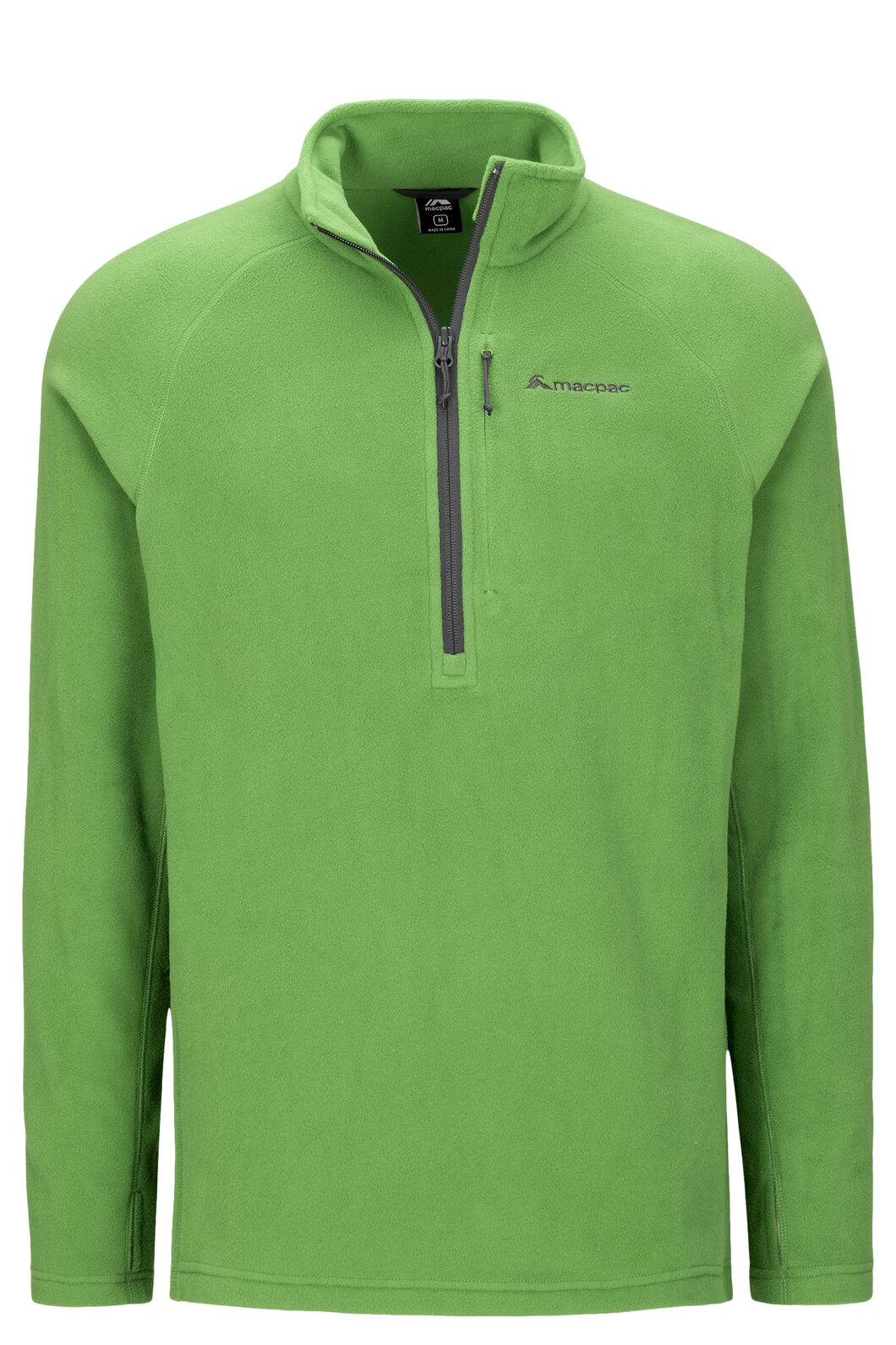 Macpac Men's Tui Fleece Pullover, Juniper, hi-res