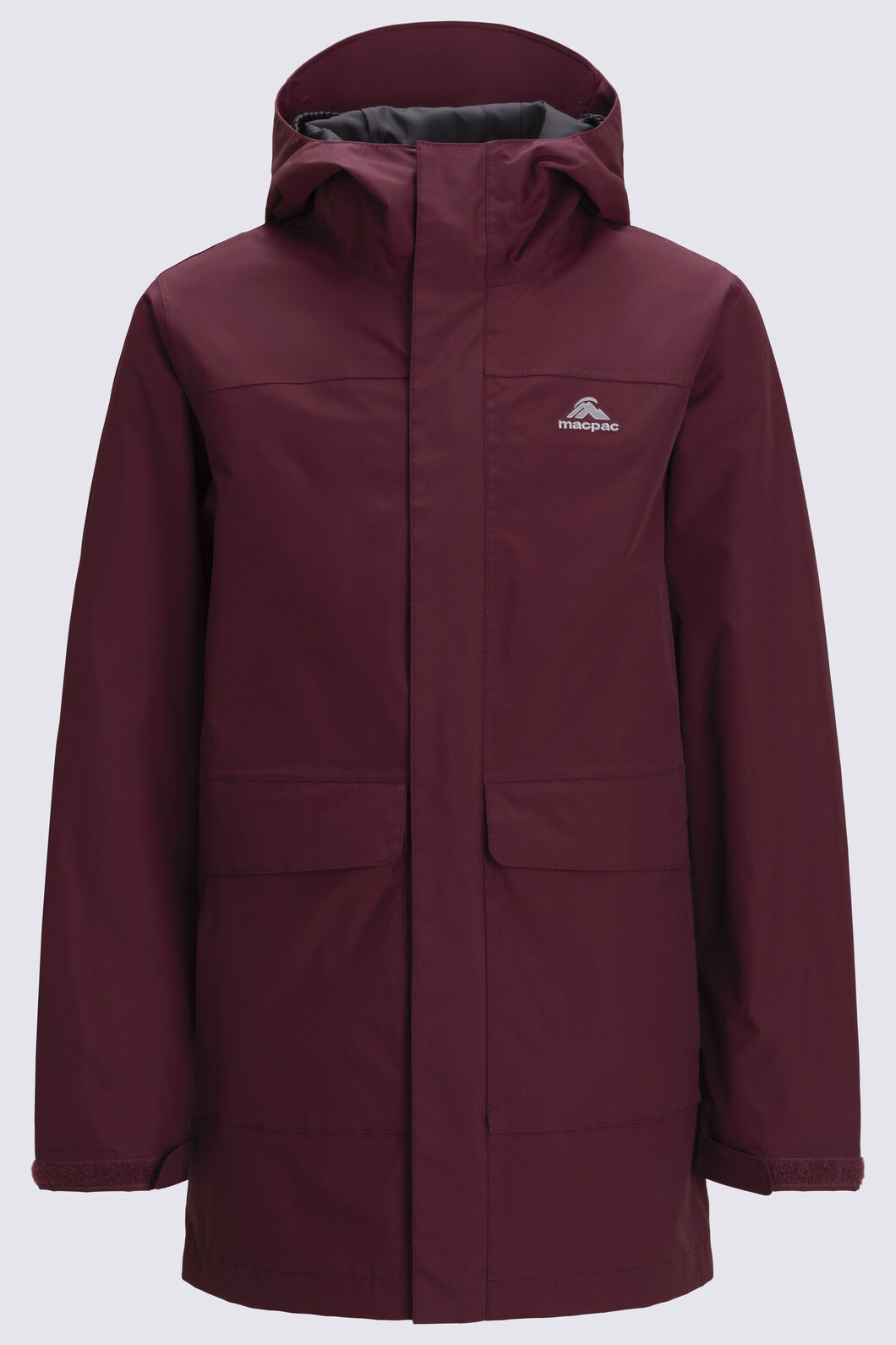 Macpac Kids' Lagoon Raincoat, Windsor Wine, hi-res