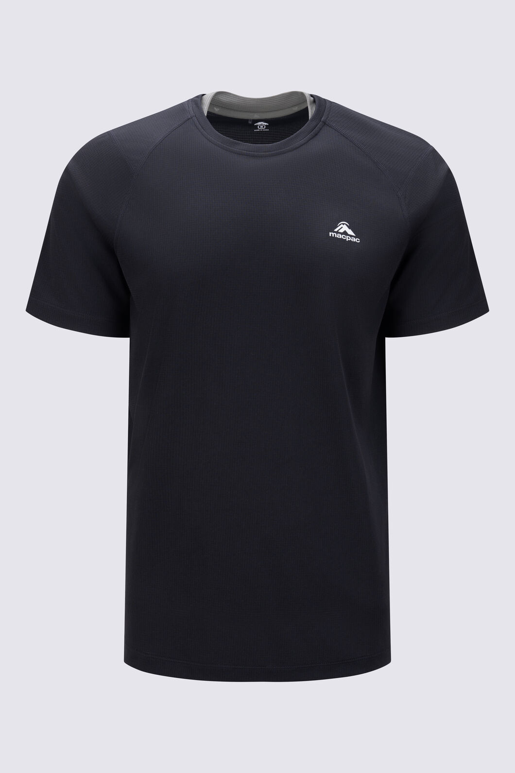 Macpac Men's Trail T-Shirt, Black/Kambaba, hi-res