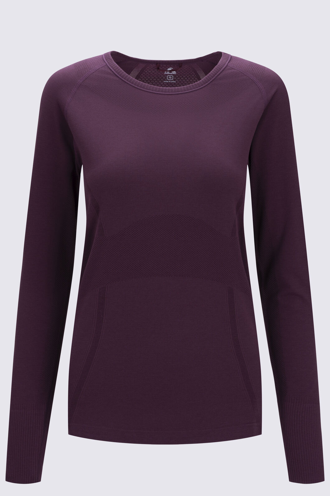 Macpac Women's Limitless Long Sleeve T-Shirt, Mauve Wine, hi-res