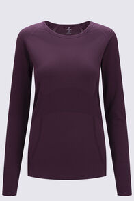 Macpac Women's Limitless Long Sleeve T-Shirt, Mauve Wine, hi-res