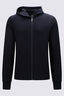 Macpac Men's Craigieburn Merino Blend 280 Hooded Jacket, Black, hi-res
