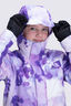 Macpac Kids' Spree Snow Jacket, Lilac Marblescape, hi-res