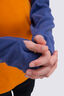 Macpac Kids' Ruru Fleece Pullover, Skipper Blue/Marmalade, hi-res