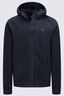 Macpac Mens Mountain Hooded Fleece Jacket, True Black, hi-res