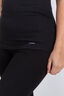 Macpac Women's Geothermal Short Sleeve Top, Black, hi-res