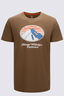 Macpac Men's Wilderness Equipment Fairtrade Organic Cotton Short Sleeve T-Shirt, Kangaroo, hi-res