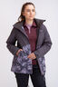 Macpac Women's Lyford Snow Jacket, Nine Iron/Wisteria Print, hi-res