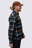 Macpac Men's Sutherland Slim Flannel Shirt, Midnight Navy Plaid, hi-res