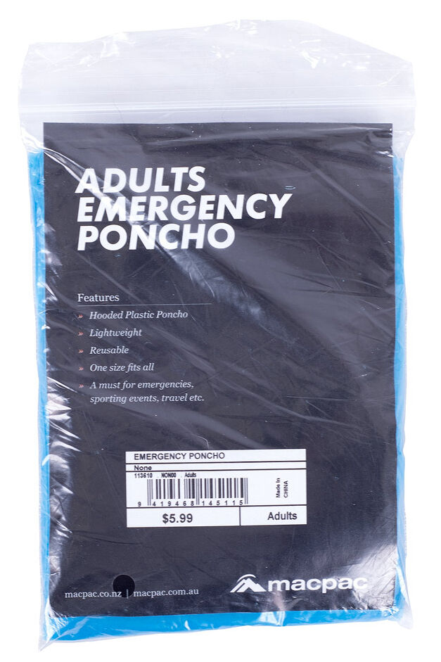 plastic ponchos nz