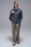 Macpac Women&rsquo;s 280 Merino Long Sleeve Crew, Stormy Weather Marle, hi-res