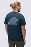 Macpac Men's Cameron Hut Fairtrade Organic Cotton Short Sleeve T-Shirt, Midnight Navy, hi-res