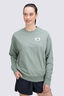Macpac Women's Fairtrade Organic Cotton Crew, Lilypad, hi-res