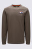 Macpac Men's Heritage Badge Fairtrade Organic Cotton Long Sleeve T-Shirt, Stone Grey Marle, hi-res