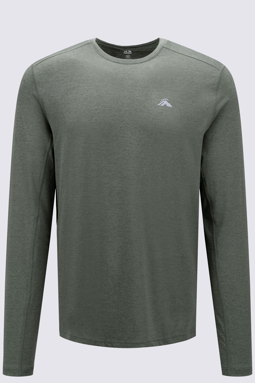 Macpac Men's brrr&deg; Long Sleeve T-Shirt, Urban Chic Marle, hi-res