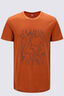 Macpac Men&rsquo;s Braided River Merino 180 T-Shirt, Bombay Brown, hi-res